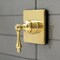 Kingston Brass KS3047AL Single-Handle Three-Way Diverter Valve with Trim Kit, Brushed Brass KS3047AL - alternate 3